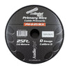 PW025BLACK Audiopipe 25' 0 Gauge Black Power Wire