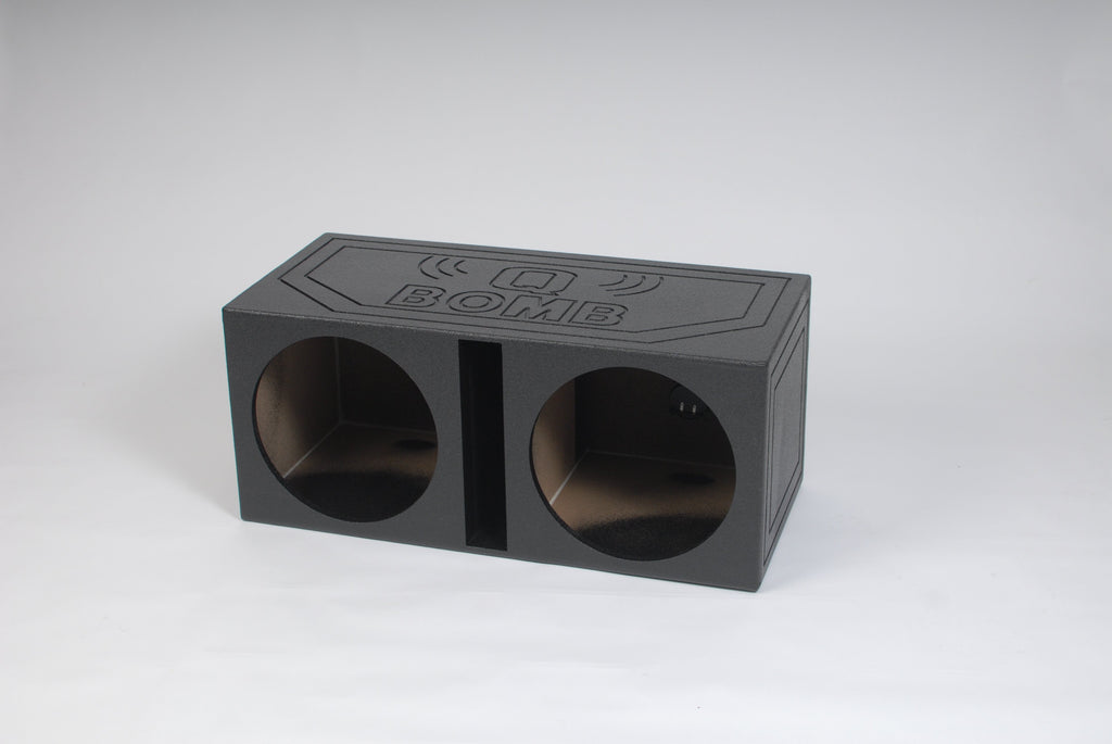 QP-QBOMB15V Qbomb Dual 15in Vented Box Painted Black