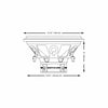 QW5000/15D4 15 inch 1500-5000 Watts 4 Ohm Dvc Subwoofer