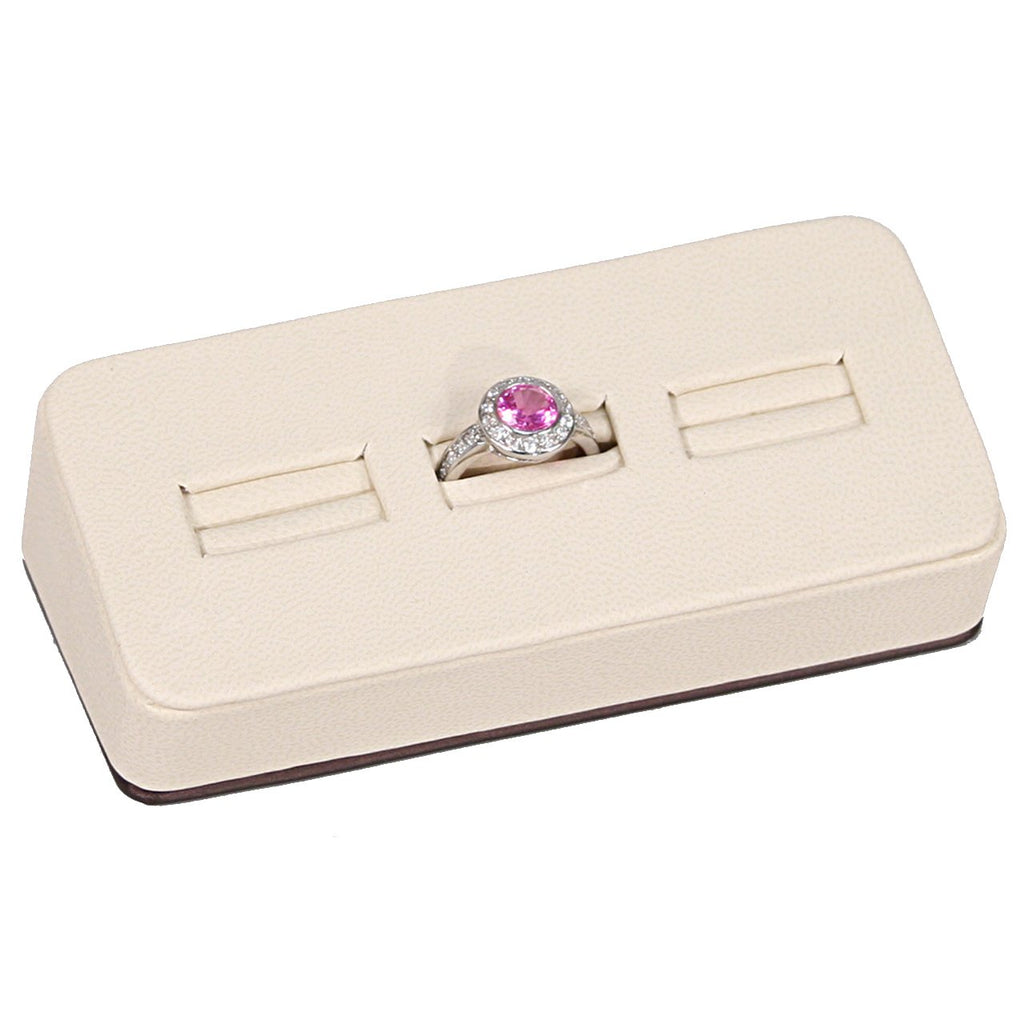 RD-0683-L30 3 Slot Ring Block Beige - Brown Trim