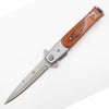 SG-KS1107WD 4 in Blade Assisted Knife Wood Handle