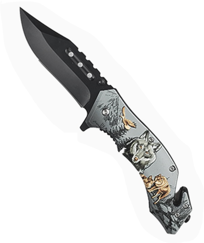 SG-KS31309WF Wolf 4.5in Assisted Pocket Knife