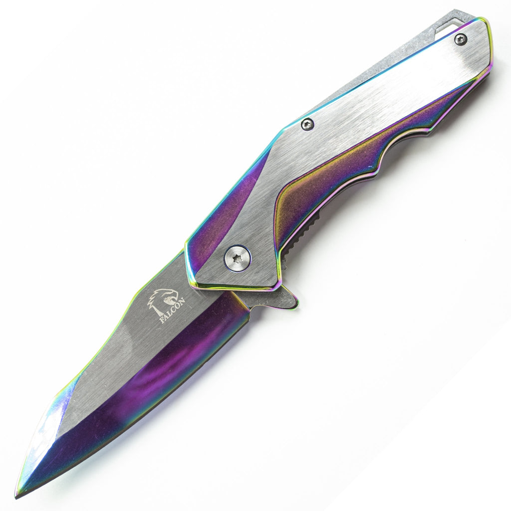 SG-KS5175RB 3.25 Rainbow Titanium Blade