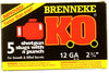 SL-122KO Brenneke K.O. Improved Foster Type Slug, 12 Gauge, 2-3⁄4 inch Shotgun Shells – Box of 5