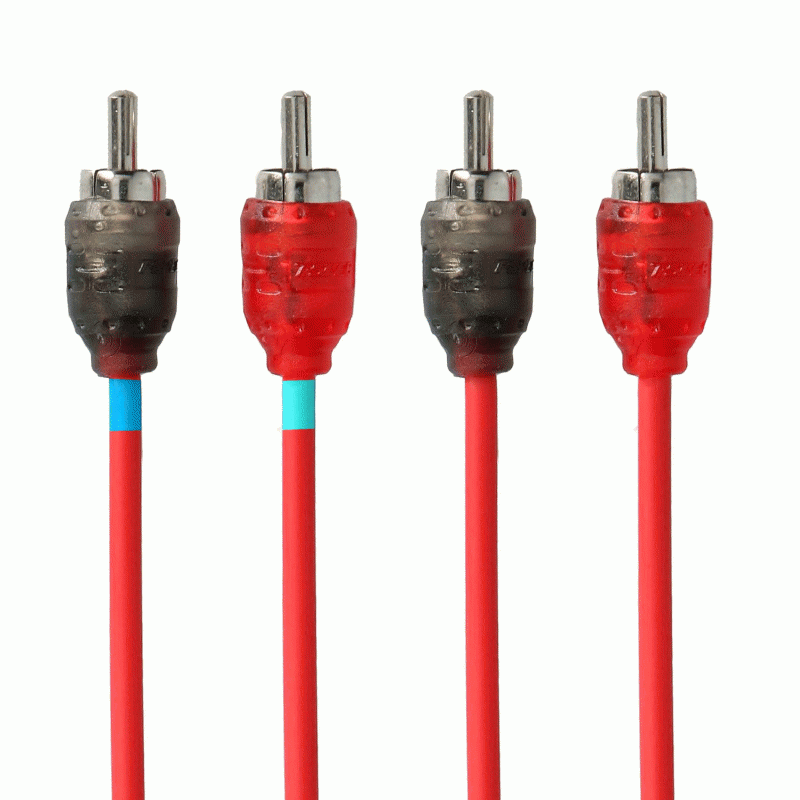 V6R174 Metra T-Spec V6 Series 4-Channel RCA Cable 17 Foot