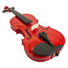 VN101-RD Violin 4/4 Red Finish Laminate Body