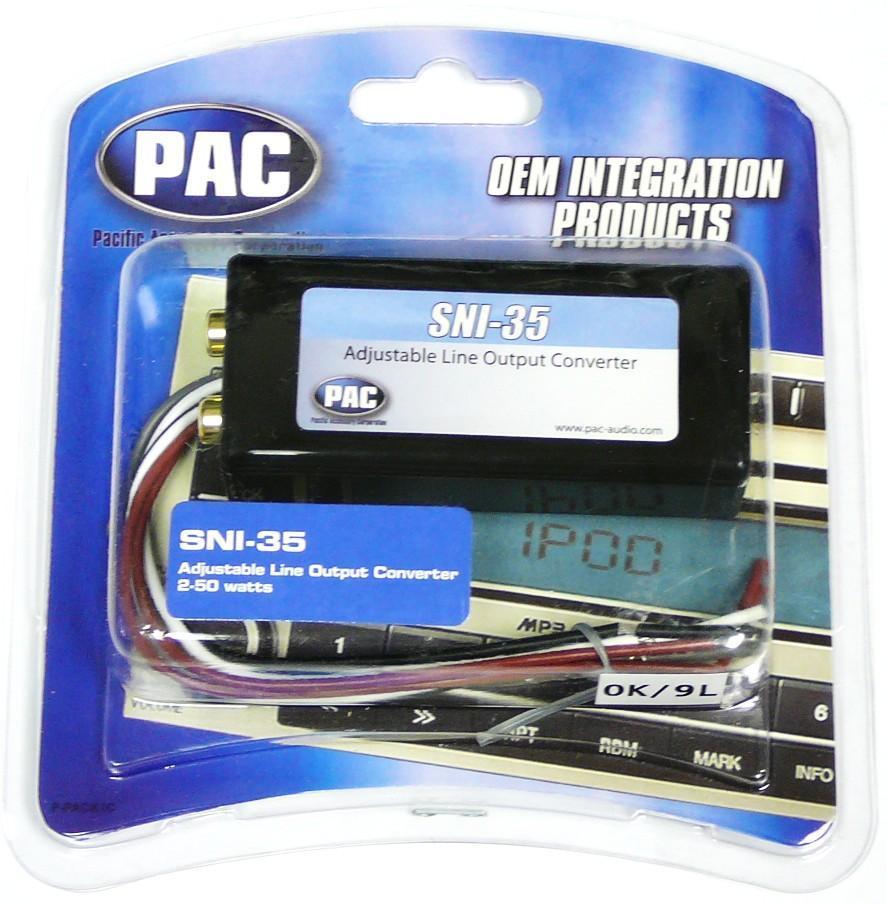 PAC-SNI35 PAC  Hi - Low 2 CH Adjustable Line Level  Output Converter