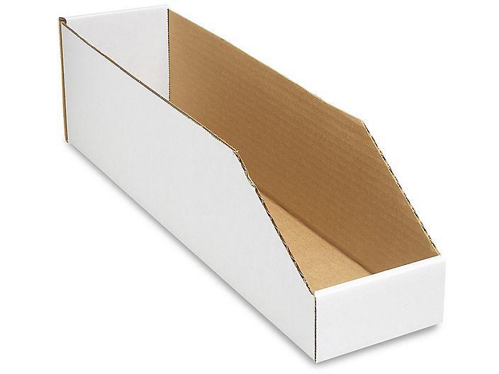 BOX2 Cardboard Bin Box 4in x 18in x 4.5in