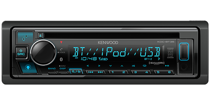 KDC-BT35 Kenwood 200 Watt CD-Receiver With Bluetooth And Alexa