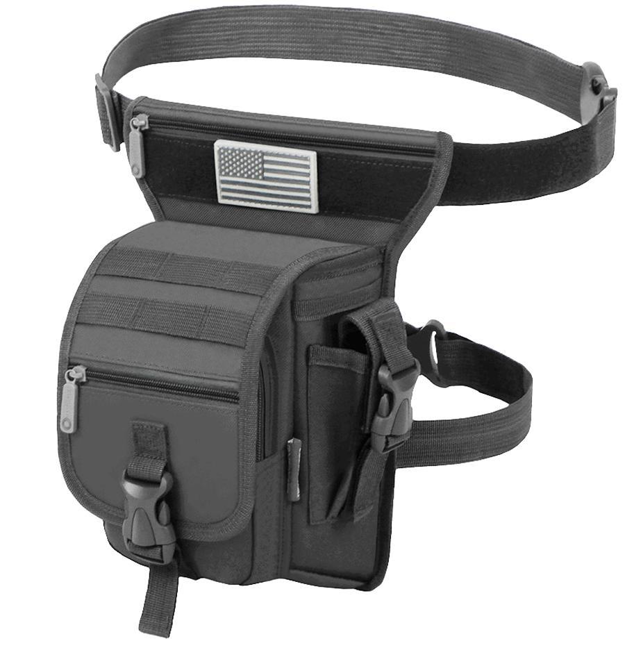 RT519-BK  Tactical Hip Bag - Black