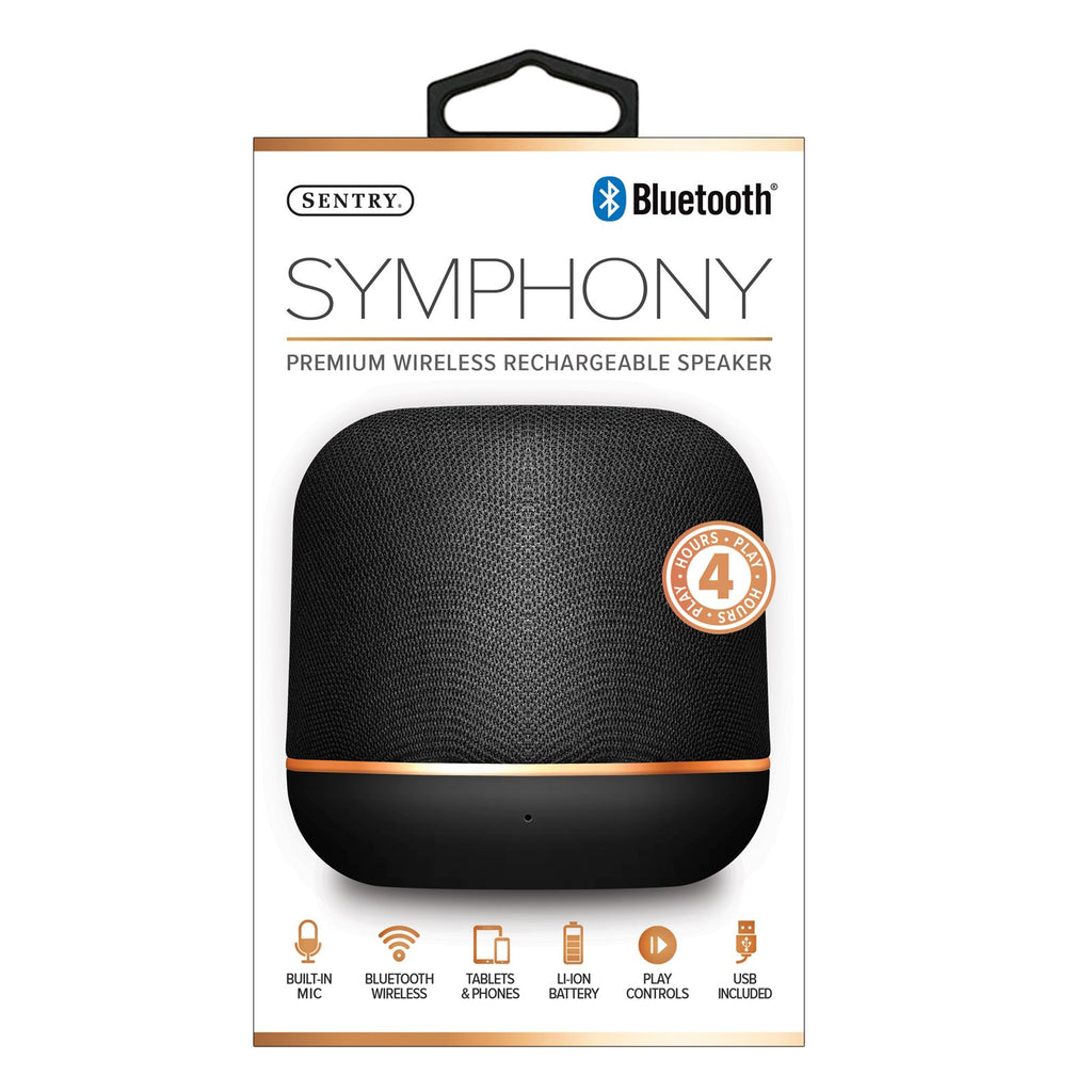 SPBT12 Sentry Symphony True Wireless Premium Rechargeable Bluetooth Speaker